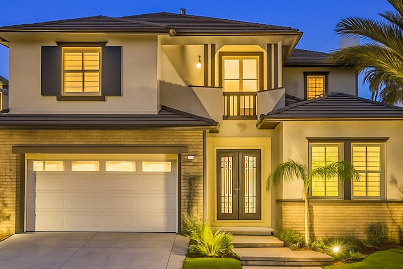 Exterior view of a modern single-family home for sale in Aliso Viejo, CA